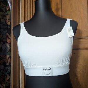 Aerie White Sports Bra